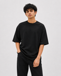 Plain Black Oversized T-Shirt | Pakistan