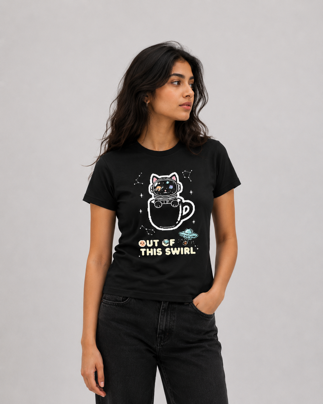 Out of This Swirl Graphic T-Shirt | Pakistan